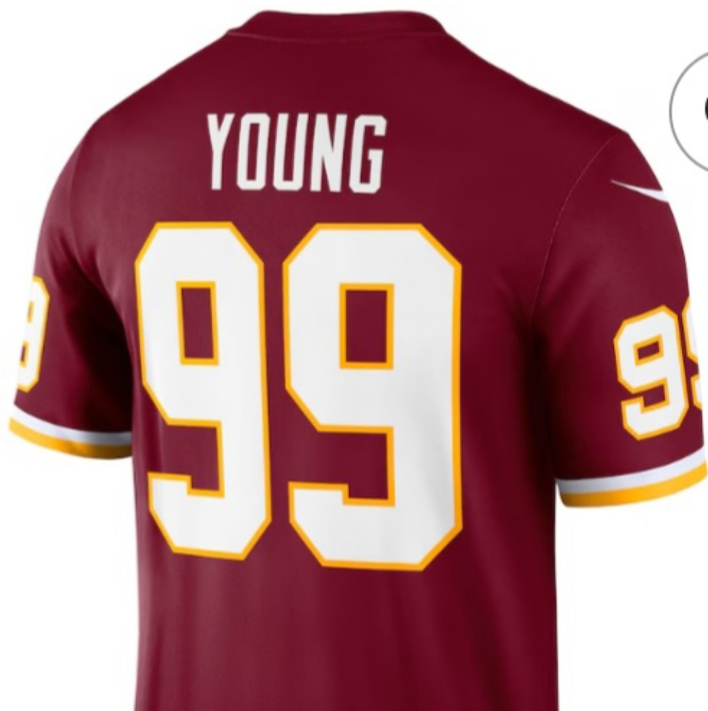Chase Young Washington Commanders Football Jersey